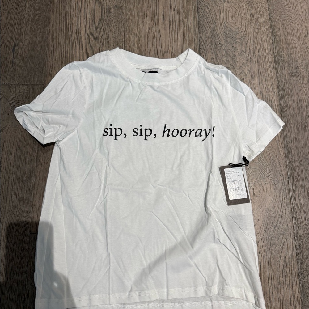 Brunette The Label White Classic Tee XS/S
